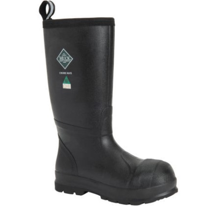 Muckboot Menns Chore Max Tall Csa Resistant Comp Toe Black Norge