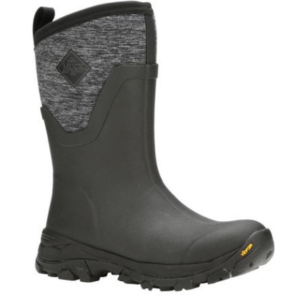 Muckboot Svart Kvinners Arctic Ice Mid Vibram Arctic Grip A.t. Norge