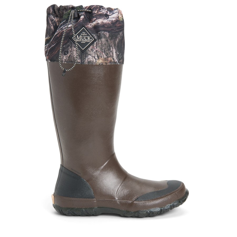 Unisex Forager Høye Støvletter Muckboot Mossy Eik Country Print Norge